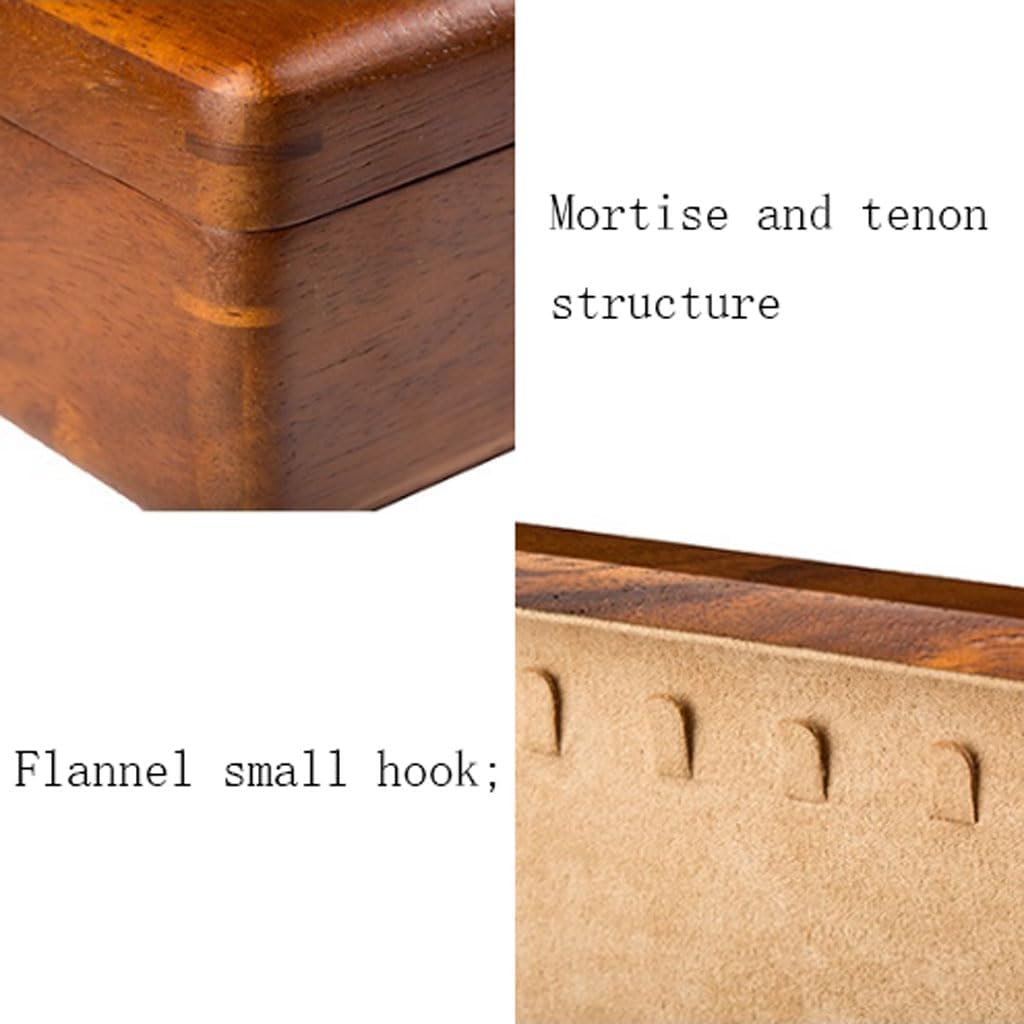 🌿 Solid Wood Jewelry Storage Box – Elegance Meets Tradition