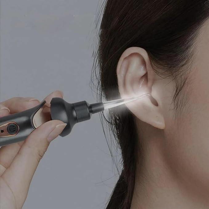 Ear Wax Remover Vacuum Cleaner Ear Wax Removal Ear Cleaner,Electric Ear Cleaner for Children and Adults,Earwax Tool Set,Safe and Soft Suitable for Family