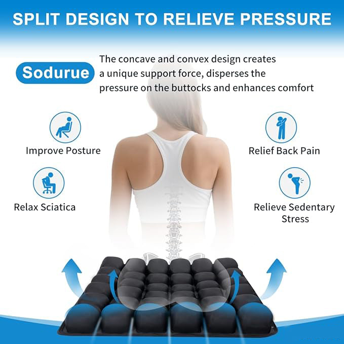 💺 Inflatable Seat Cushion – Pressure Relief, Waterproof & Travel-Ready Support