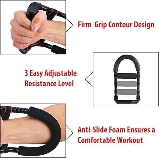 💪 Wrist Strength Trainer – Build Forearm Power with Dual-Action Resistance