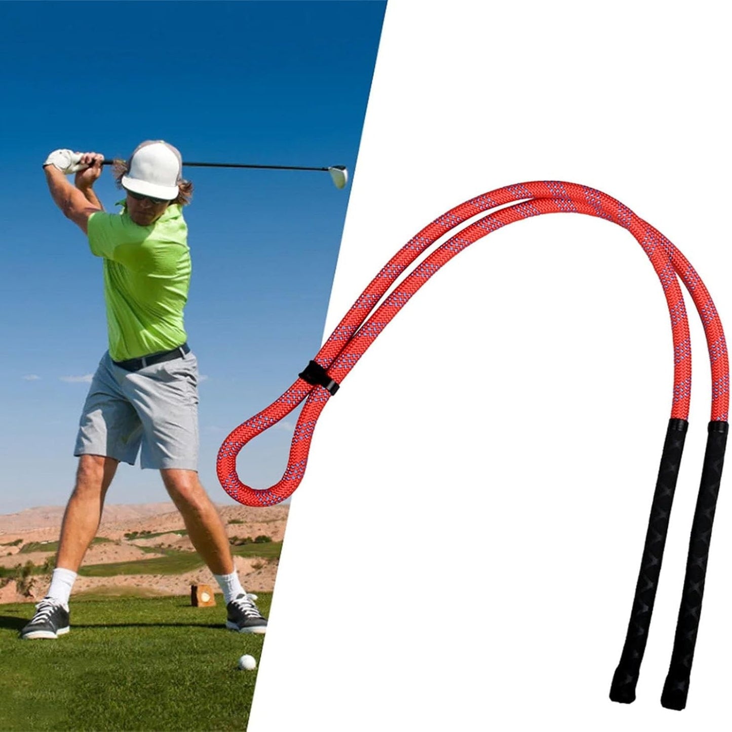 🏌️♂️Golf Swing Trainer Fitness Rope – Boost Power & Flexibility Anytime, Anywhere