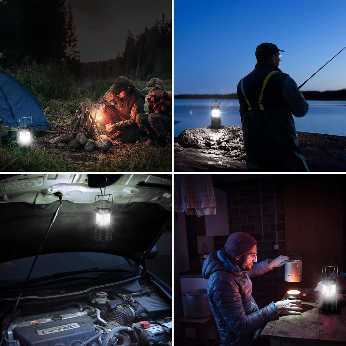 LED Camping Lantern Tool Set – Super Bright Portable Survival Light for Emergency, Hurricane, Outdoor & Home Use