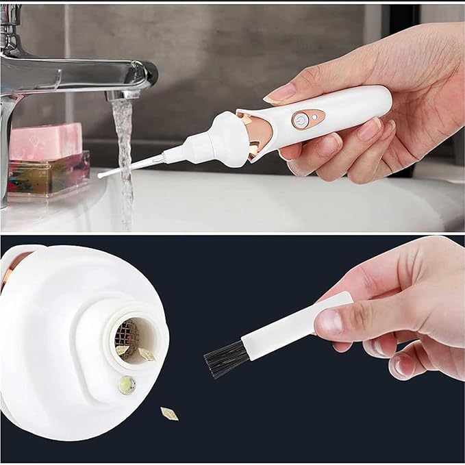Ear Wax Remover Vacuum Cleaner Ear Wax Removal Ear Cleaner,Electric Ear Cleaner for Children and Adults,Earwax Tool Set,Safe and Soft Suitable for Family