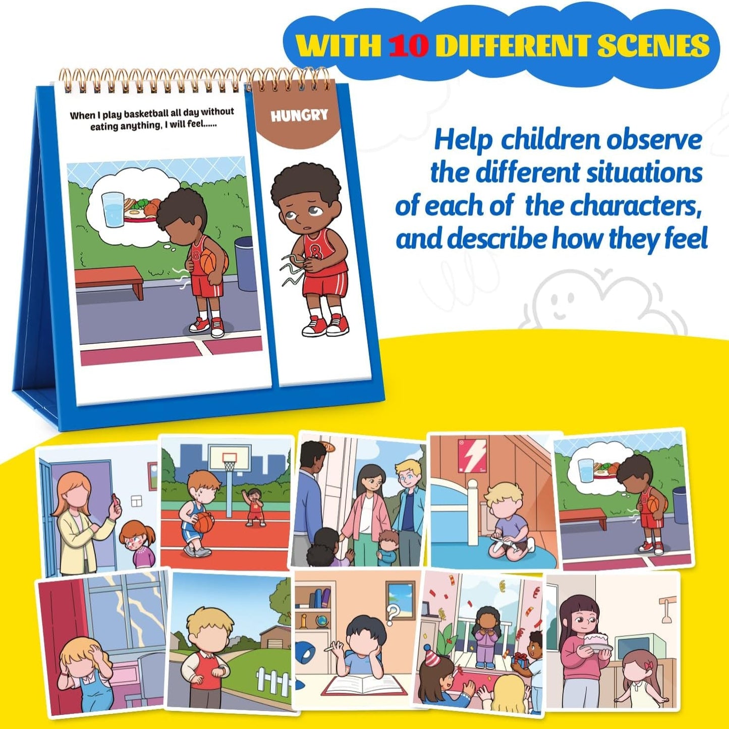 Feelings and Emotions Flipbook – Fun & Educational Emotional Regulation Tool for Kids
