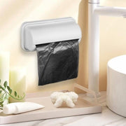 2-Pack Small Wall-Mounted Trash Bag Dispensers | Garbage Can Liner Dispenser | Fits 1.77" Thick Trash Rolls