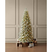 Grand Duchess Twinkling Balsam Fir Slim Flocked Christmas Tree 🎄✨