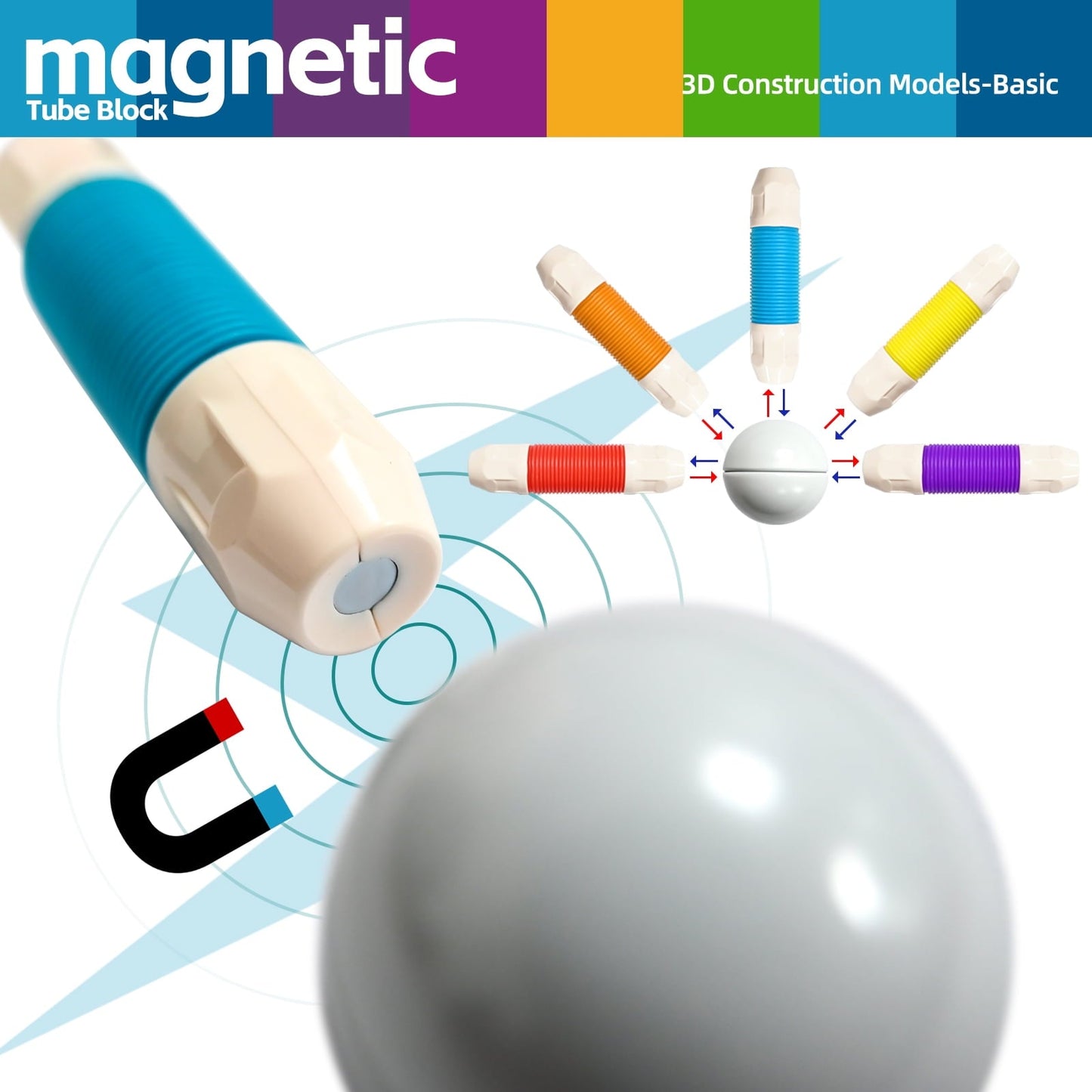 🧲 Magnetic Bend & Build Toy – Imagination That Stretches