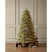 Grand Duchess Twinkling Balsam Fir Slim Flocked Christmas Tree 🎄✨
