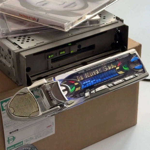 Single Din Car Radio - Retro Modern Audio System 🚗📻✨