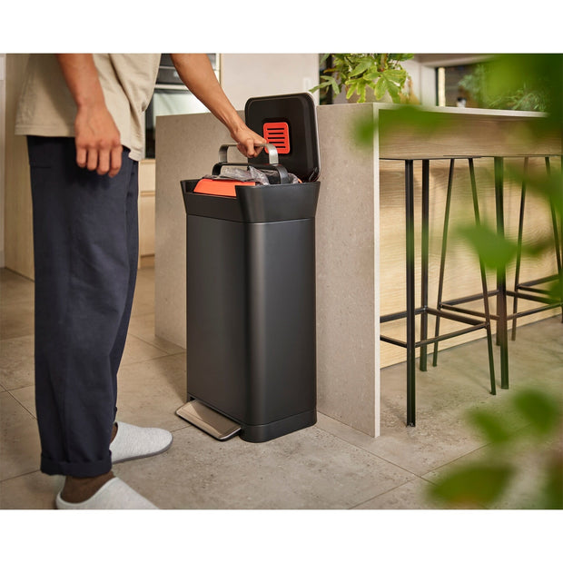 🗑️Smart Compaction Trash Can — 30L & 40L Stainless Steel Bin