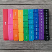 Fraction & Decimal Interlocking Cubes – 51-Piece Math Learning Set