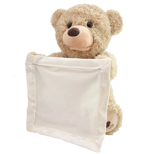 Talking Plush Hide-and-Seek Toy for Kids – Bear | Interactive Sound + Surprise Egg | Fun & Educational Gift