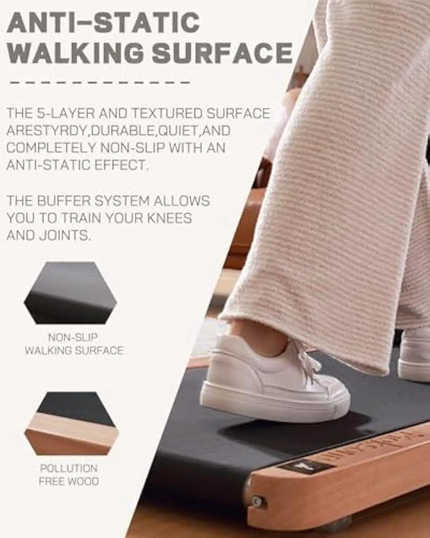 Under Desk Treadmill - 2.25HP Quiet Walking Machine 🏃‍♂️🖥️🔇