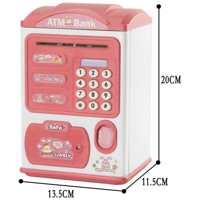 🏦 Electronic Fingerprint ATM Money Box – Mini Vending Machine Style Piggy Bank for Kids