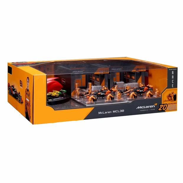 1:43 Scale Formula 1 Deluxe Pit Stop Set - Garage & Crew Edition 🏎️🔧🏁