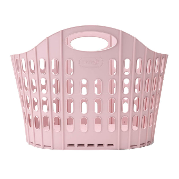 Foldable Laundry Basket 38L / 10 Gallons – Ventilated Plastic Hamper | Compact Clothes Bin