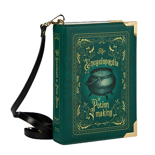 📚✨ "Wear Your Favorite Story – Vintage Book Cover Vegan Leather Crossbody Bag" ✨👜