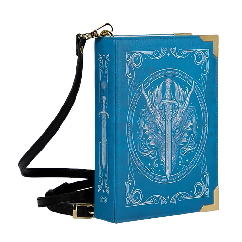 📚✨ "Wear Your Favorite Story – Vintage Book Cover Vegan Leather Crossbody Bag" ✨👜