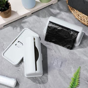 2-Pack Small Wall-Mounted Trash Bag Dispensers | Garbage Can Liner Dispenser | Fits 1.77" Thick Trash Rolls