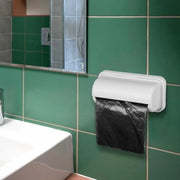 2-Pack Small Wall-Mounted Trash Bag Dispensers | Garbage Can Liner Dispenser | Fits 1.77" Thick Trash Rolls
