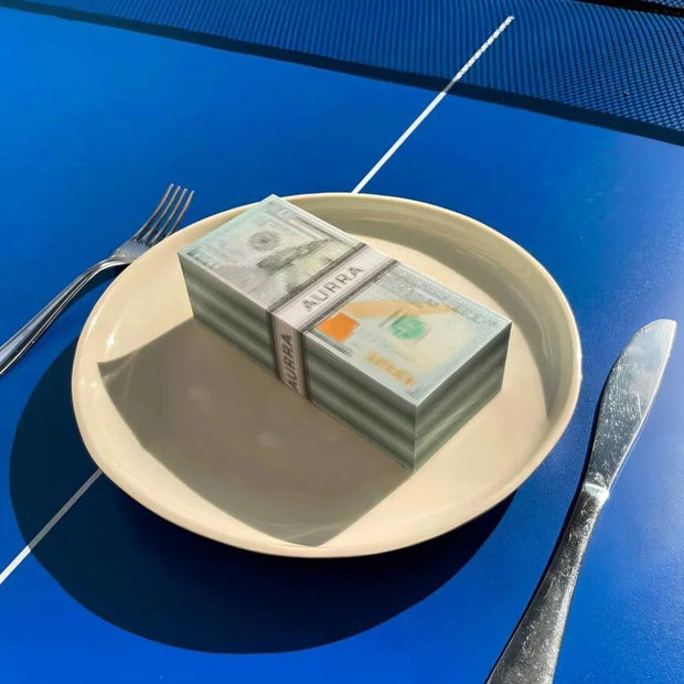 💸Floating Pixelated Money Art – Luminous Magnetic Bill Sculpture💰