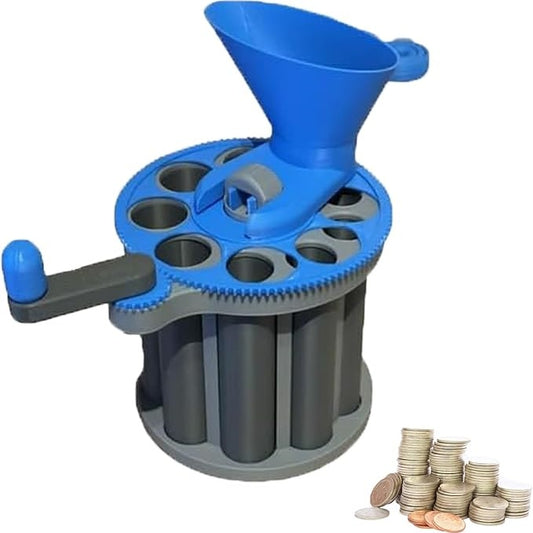 Genius Coin Classifier - Manual Hand-cranked Coin Sorter, Coin Organizer, Coin Sorter