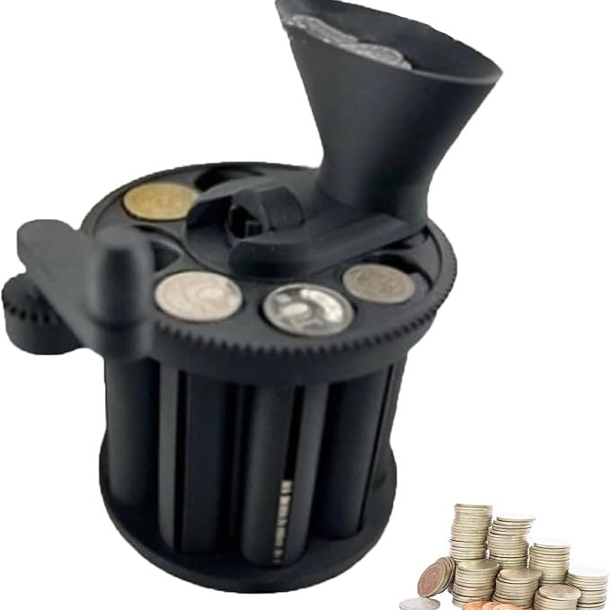 Genius Coin Classifier - Manual Hand-cranked Coin Sorter, Coin Organizer, Coin Sorter