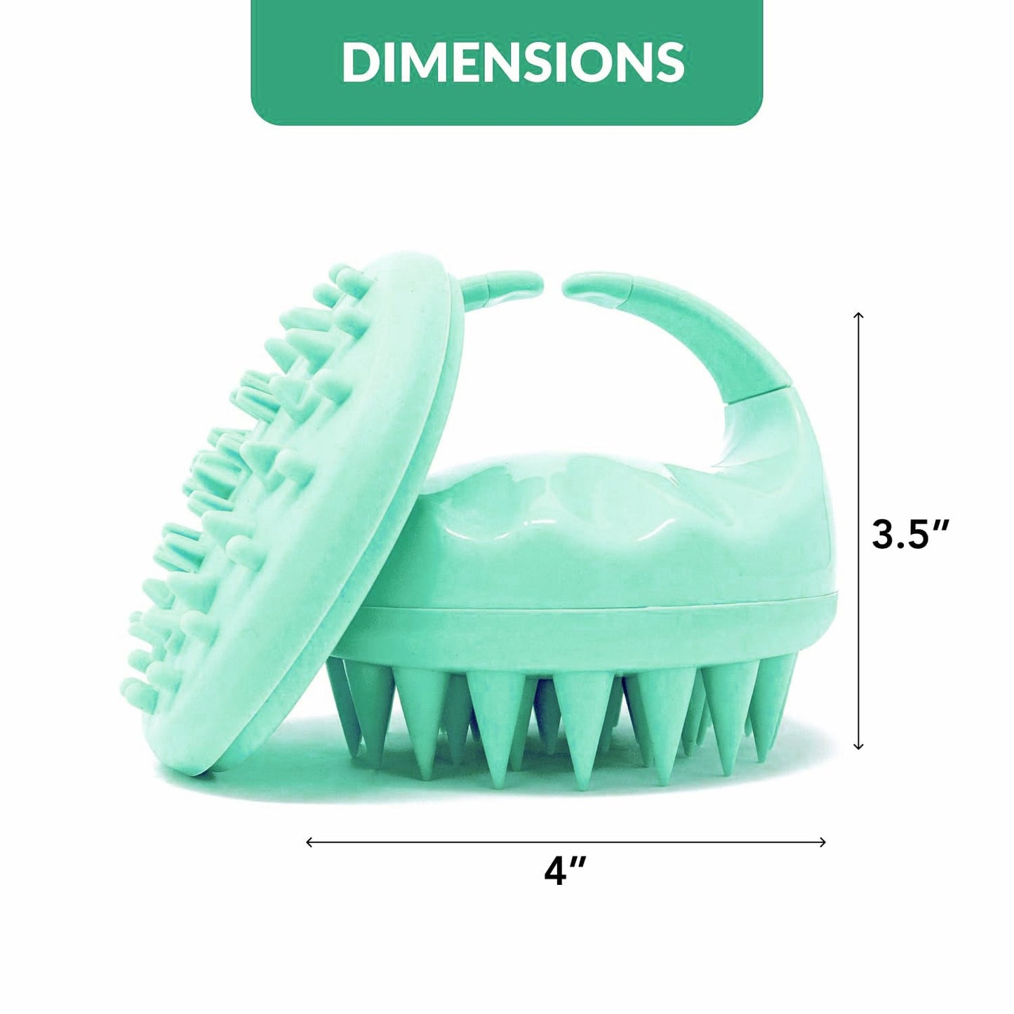 💆 Silicone Scalp Massager Brush – Spa-Like Hair Care in the Palm of Your Hand