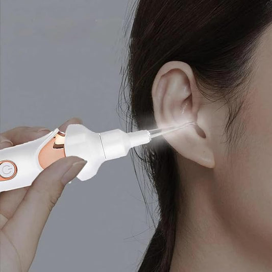 Ear Wax Remover Vacuum Cleaner Ear Wax Removal Ear Cleaner,Electric Ear Cleaner for Children and Adults,Earwax Tool Set,Safe and Soft Suitable for Family