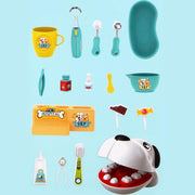 Kids Dentist Role Play Set – Educational Doctor Toys with 17 Pieces for Boys & Girls Ages 3+