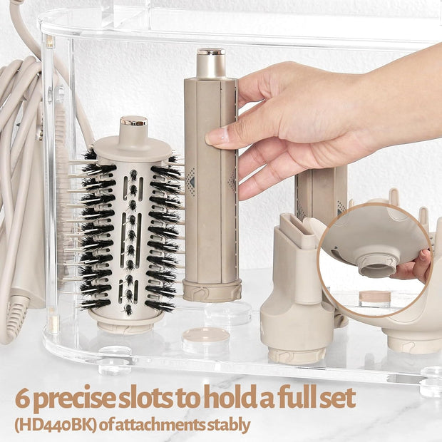 Acrylic Hair Dryer Accessory Organizer