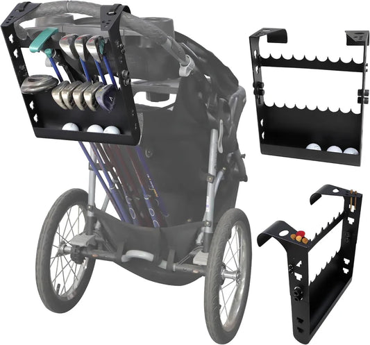 Club Carrier – Stroller Golf Club Holder for Family Golf Outings | Fits Most Strollers