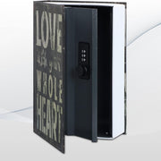 Dictionary Coin Bank with Combination Lock – Mini Book-Shaped Safe for Secure & Secret Storage