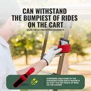 Ultra-Slim Golf Rangefinder Magnetic Strap – Buckle-Free Secure Fit for All Rangefinders
