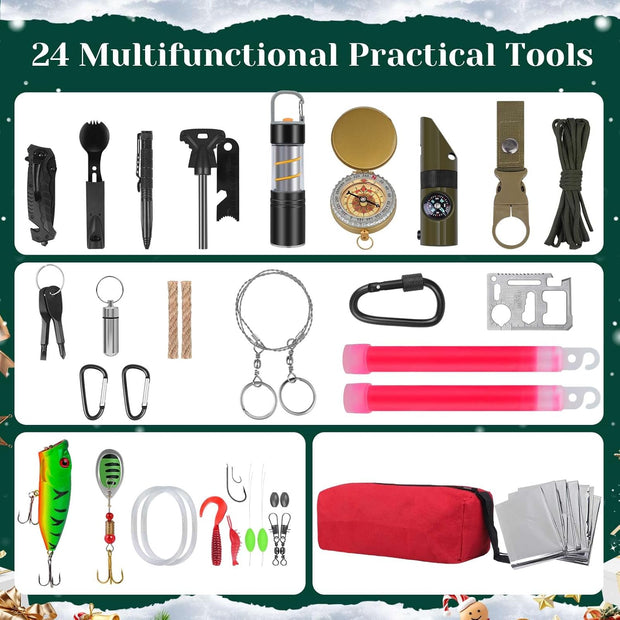 Survival Kit Christmas Advent Calendar 2025 for Adults 🎄🎁🔦