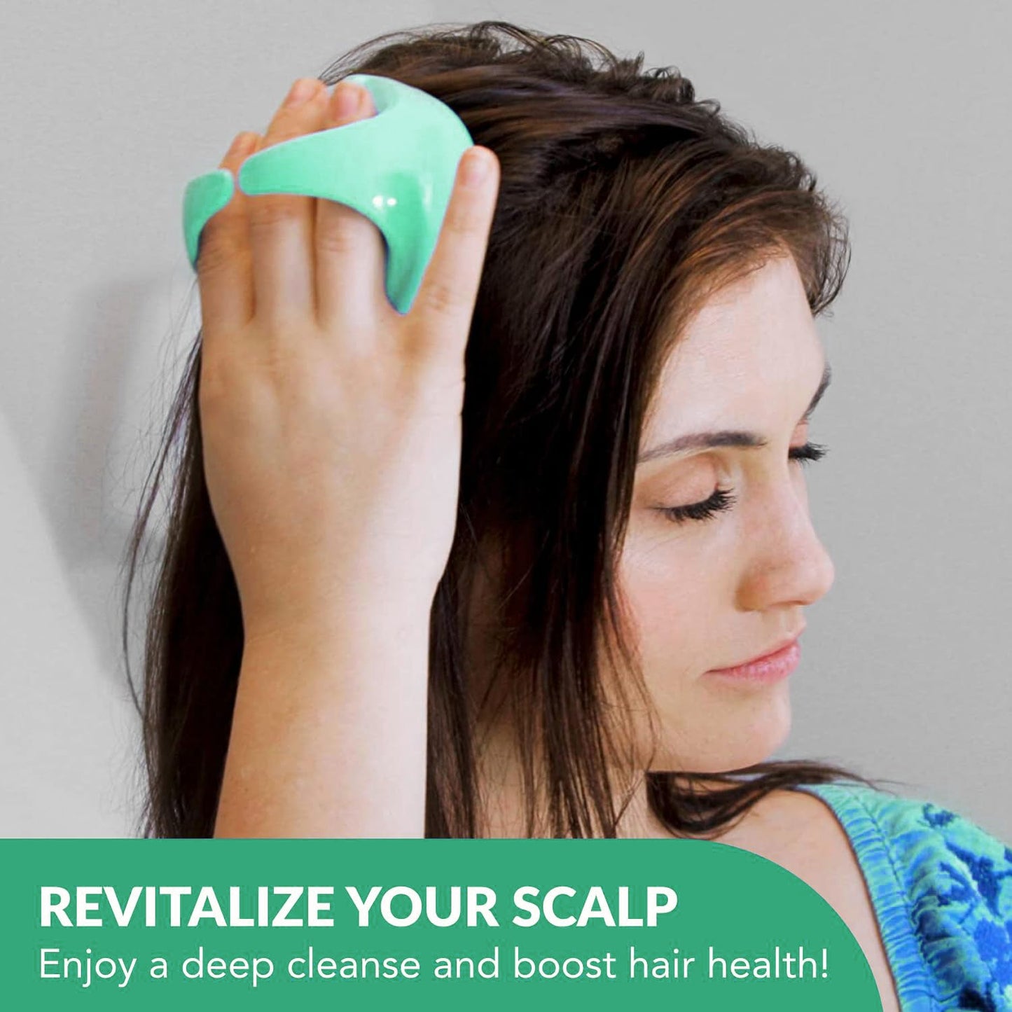 💆 Silicone Scalp Massager Brush – Spa-Like Hair Care in the Palm of Your Hand