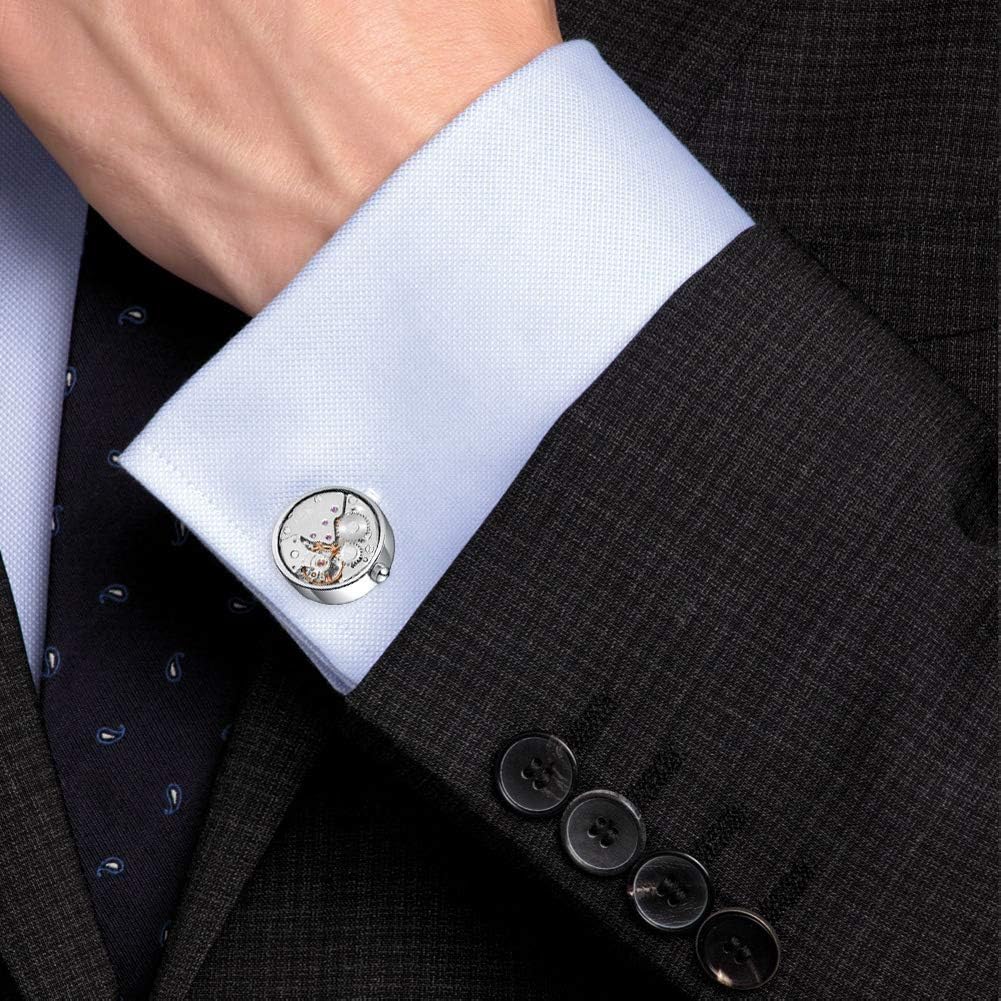 🕰️ Mechanical Cufflinks – Timeless Elegance with a Modern Edge