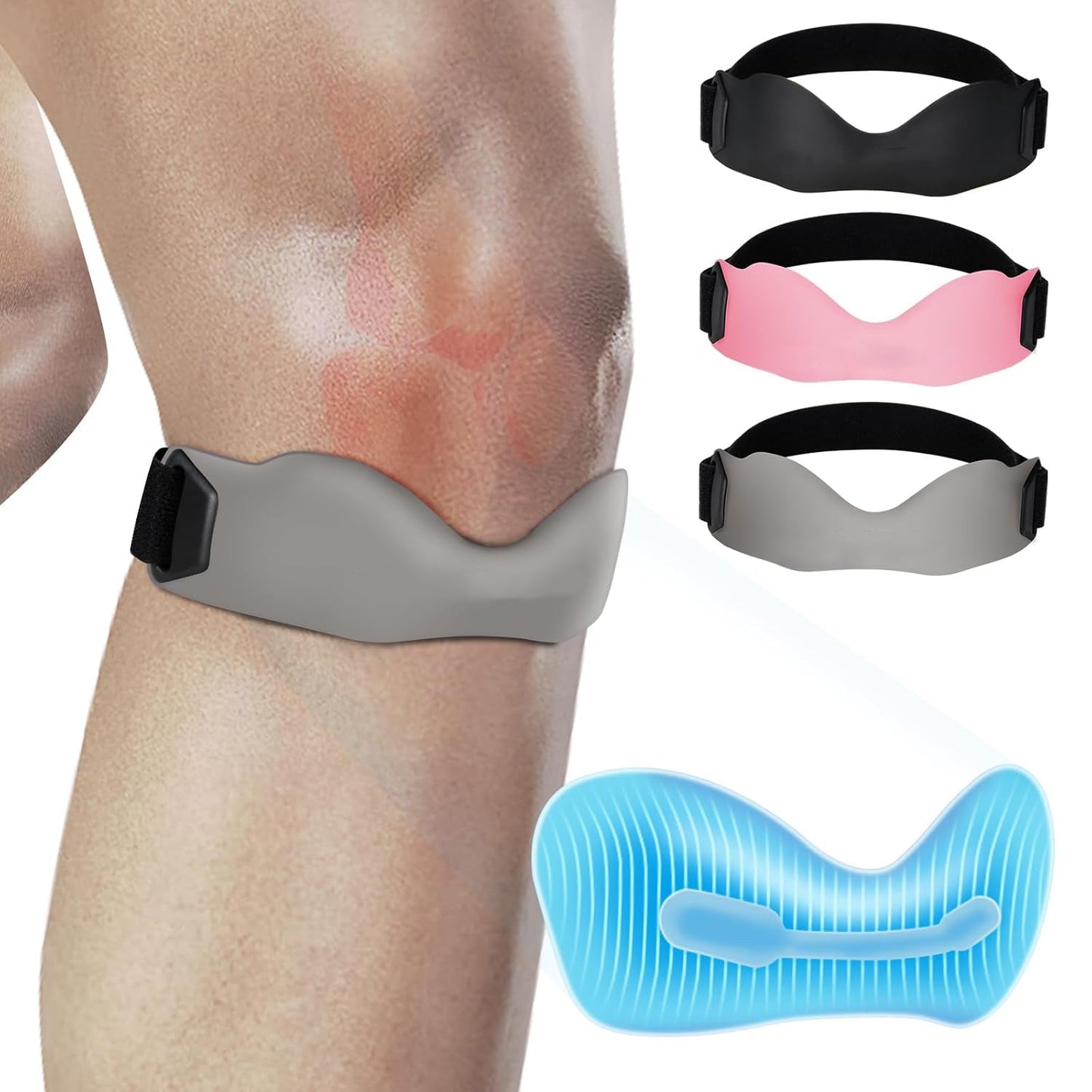 🦵 Patella Knee Strap – Adjustable Compression Brace for Pain Relief & Stabilization