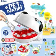 Kids Dentist Role Play Set – Educational Doctor Toys with 17 Pieces for Boys & Girls Ages 3+