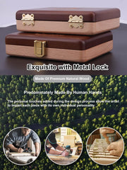 Baby Tooth Keepsake Box with Photo Frame | Wooden Tooth Fairy Organizer