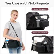 Universal Stroller Organizer – Cup Holder & Phone Bag, Fits Most Strollers