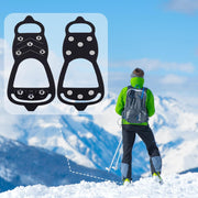 Ice Traction Cleats – Stainless Steel Spikes & Durable TPE | Anti-Slip Shoe Grips for Walking