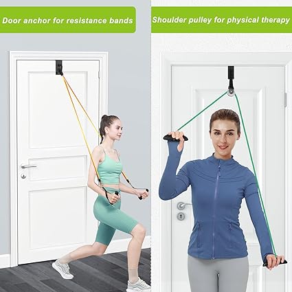 Shoulder Pulley for Rotator Cuff Recovery | Heavy-Duty Door Anchor Design