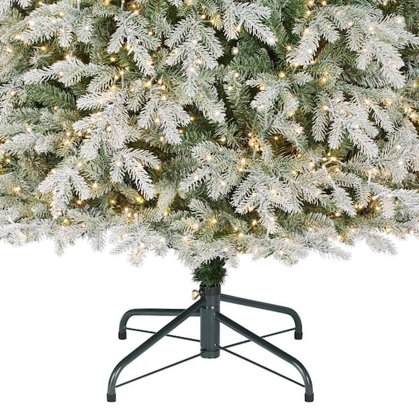 Grand Duchess Twinkling Balsam Fir Slim Flocked Christmas Tree 🎄✨