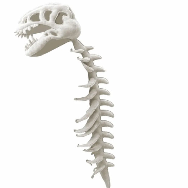 Holiday Masquerade Dinosaur Skeleton Plush - Prehistoric Cuddly Fun 🦖🎭✨