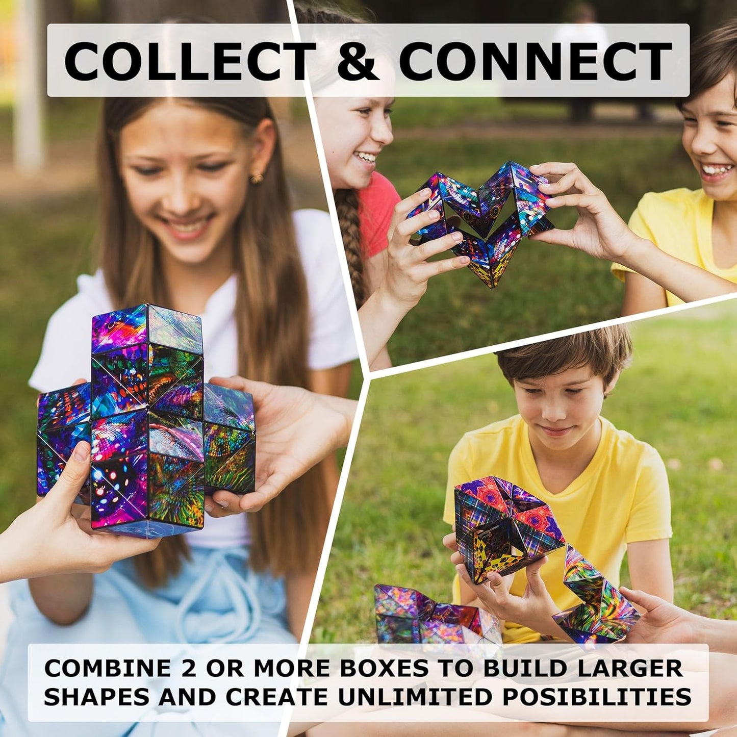 Shape Shifting Magnetic Cube – Transforms into Over 70 Shapes