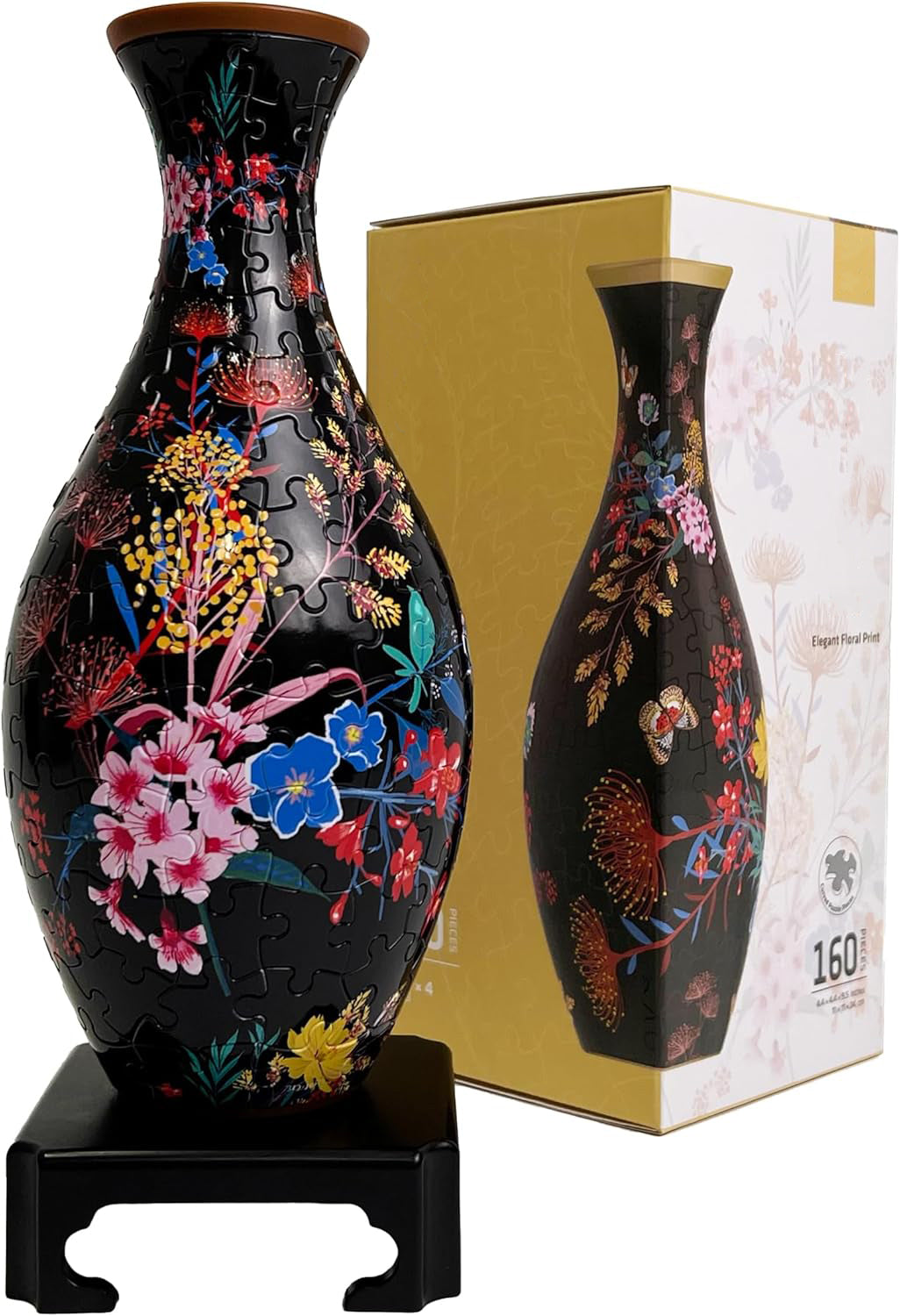 🧩 3D Puzzle Flower Vase – Buildable Art That Blooms with Style
