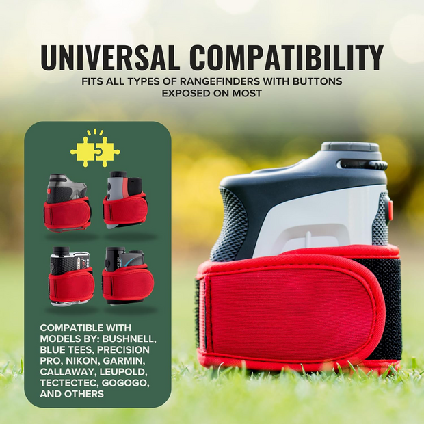 Ultra-Slim Golf Rangefinder Magnetic Strap – Buckle-Free Secure Fit for All Rangefinders