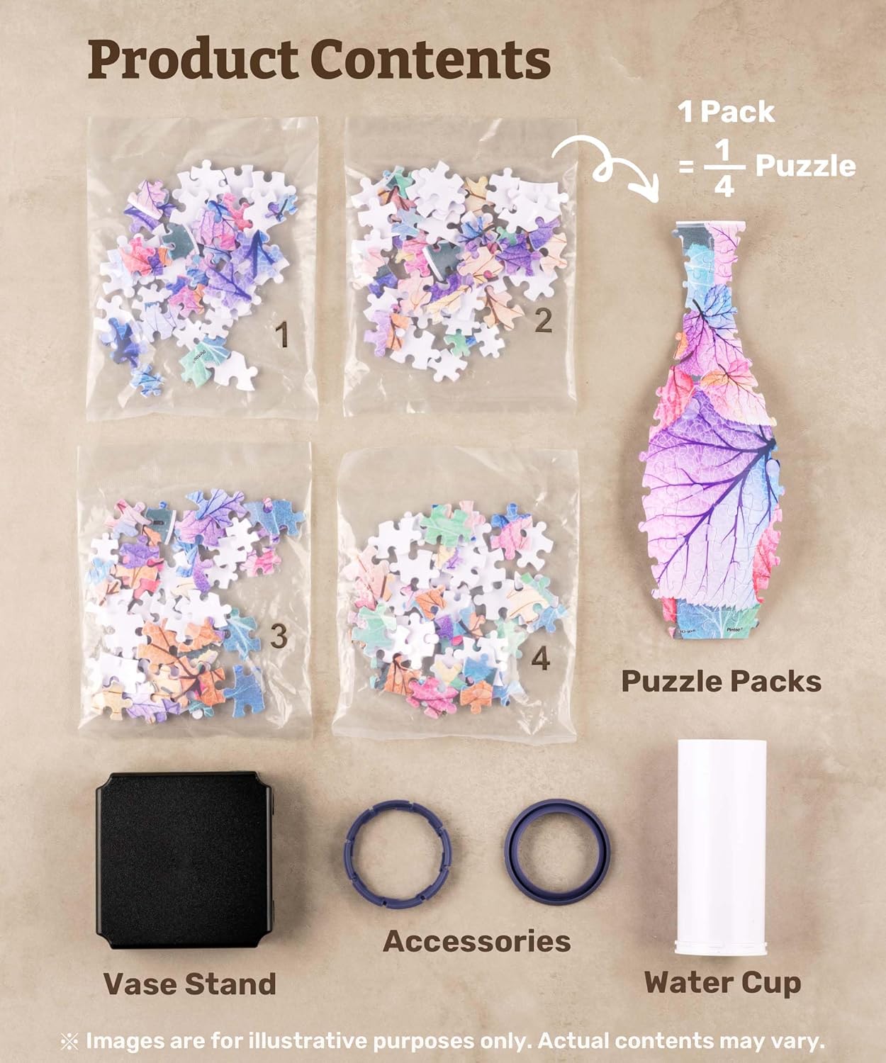 🧩 3D Puzzle Flower Vase – Buildable Art That Blooms with Style