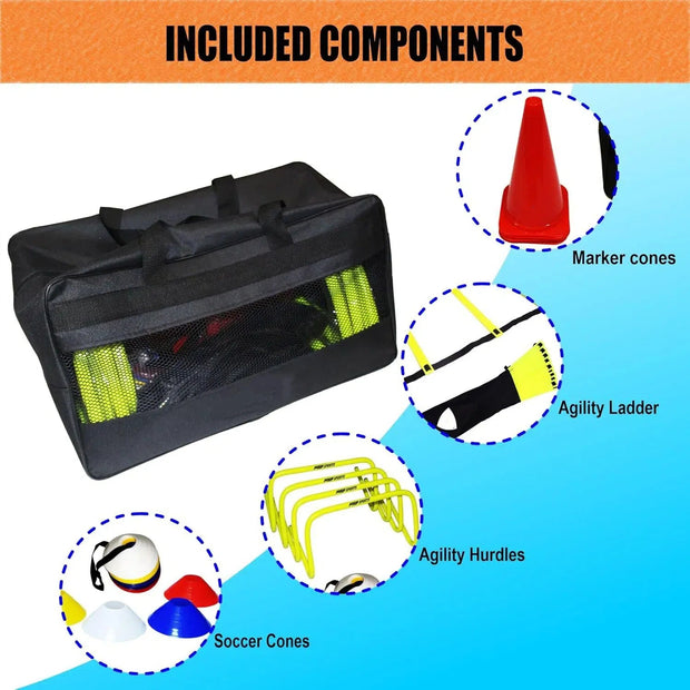 Soccer Agility Training Set - Complete Speed & Footwork Kit ⚽🏃‍♂️💨